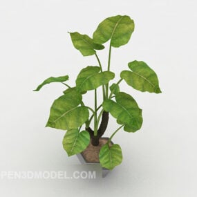 Vihreä sipuli kasvi 3d-malli