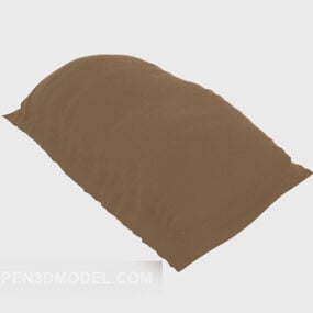 Almohada marrón V1 modelo 3d