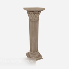 Romeinse zuilsteen 3D-model