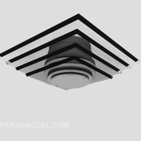 چراغ سقفی خاکستری مدل سه بعدی