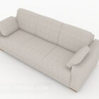 Meubles gris confortables de sofa à la maison