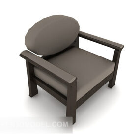 Grey Home Chair 3d model