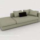 Grey Multi Seaters Simple Sofa