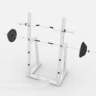 Gym weightlifting equipment 3d model