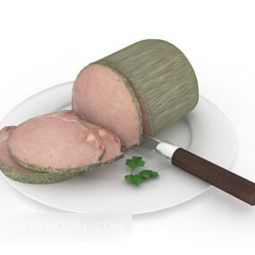 Ham Sausage 3d model