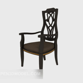 High Back Home Lounge Chair 3d-modell