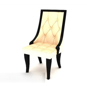 High Back Lounge Chair 3d model