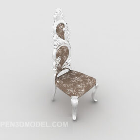 High-end European Dining Chair 3d model