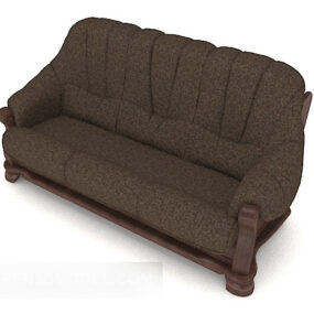 High-end European Multi-person Sofa Design 3d model