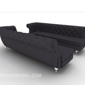 High-end European Sofa 3d model