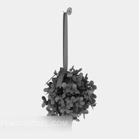 Buisson de plantes de décoration de vacances modèle 3D