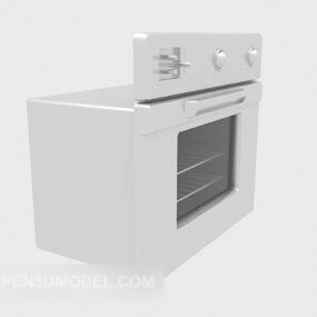 3D-Modell einer Mikrowelle für Haushaltsgeräte