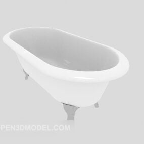 3д модель домашней ванны на ножках