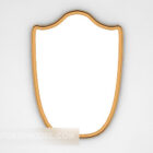 Bathroom Mirror Shield Shaped