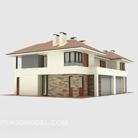Home Building Modern Architecture 3d model