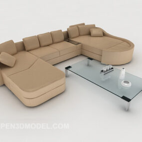 Sofa Kombinasi Kenyamanan Rumah model 3d