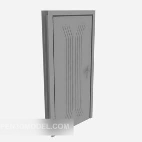 屋内木製ドア3Dモデル