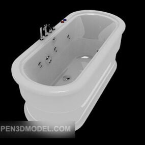 Modelo 3D de banheira de hidromassagem doméstica