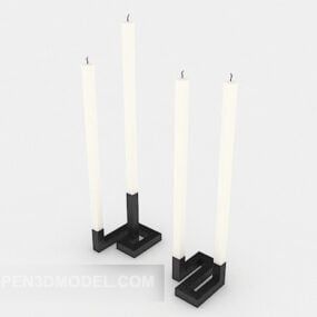 Home Lighting Candle Decor 3d model