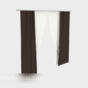 Home Minimalist Curtains 3d model