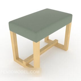 목재 홈 의자 3d 모델