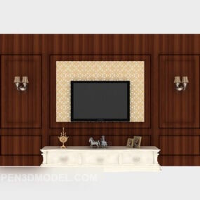 Home Tv Background Wall 3d model