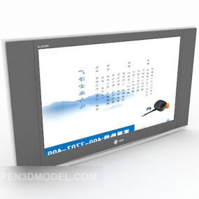 Model 3D ekranu domowego telewizora