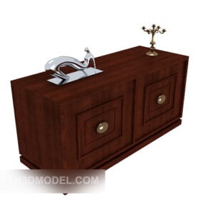 Home Xuanguan Hall Cabinet 3D model