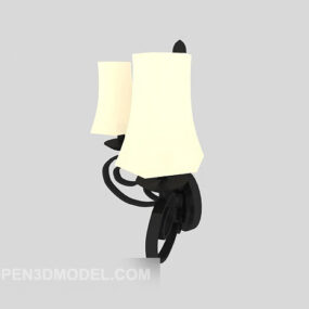 Model 3d Lampu Dinding Lorong Dekorasi Omah