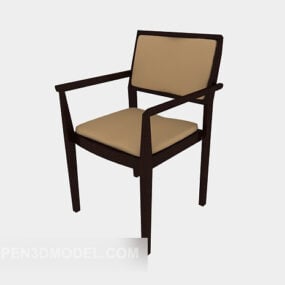 Accueil Chaise avec accoudoirs modèle 3D