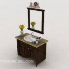 Home Bathroom Cabinet With Mirror
