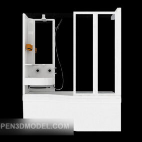 Structure de salle de bain à domicile modèle 3D