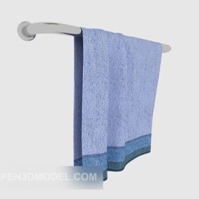 Home Bathroom Towel Rack 3d model