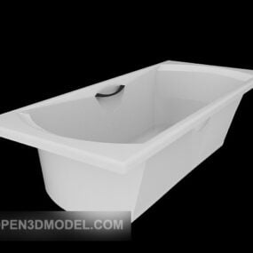 Vasca da bagno in ceramica domestica V1 modello 3d