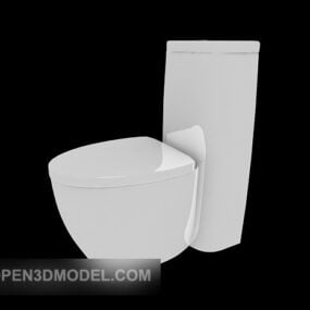 Modelo 3d de unidade sanitária de cerâmica doméstica