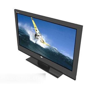 Écran LCD d'affichage d'ordinateur domestique modèle 3D