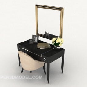 Home Dresser, Desk 3d model