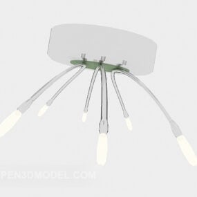 Home Eight Claw Ceiling Lamp 3d model