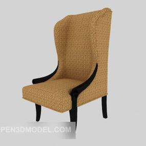 Home High-back Relax Chair 3d model