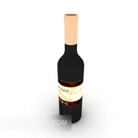 Modelo 3d de vinho tinto de alta qualidade para casa
