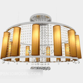 Model 3d Candelier Besar Mewah Rumah