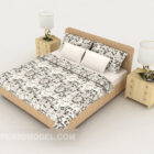 Home Leisure Wooden Double Bed