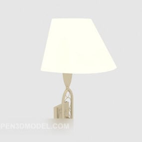 Lampada da parete domestica a colori chiari Modello 3d