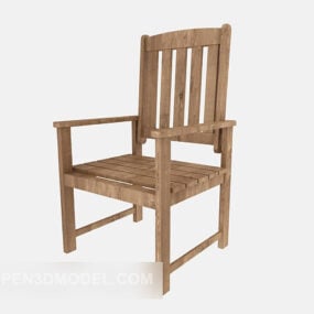 Home Logs Lounge Chair 3d-modell