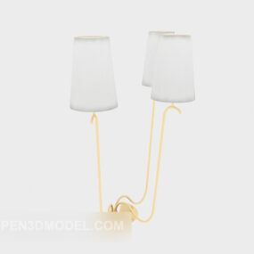 Hjem Minimalistisk Stil Væglampe 3d model