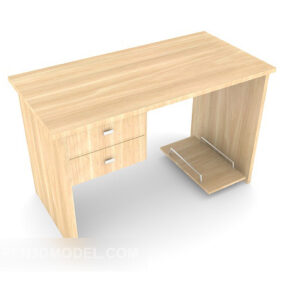 Home Personal Simple Desk 3d model