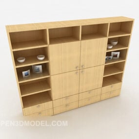 Conjunto de móveis de vestiário modelo 3d