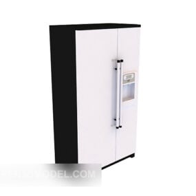 Home Refrigerator Side By Side 3d model