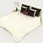 Домашний рис белый двуспальная кровать