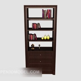 Home Simple Bookcase 3d model